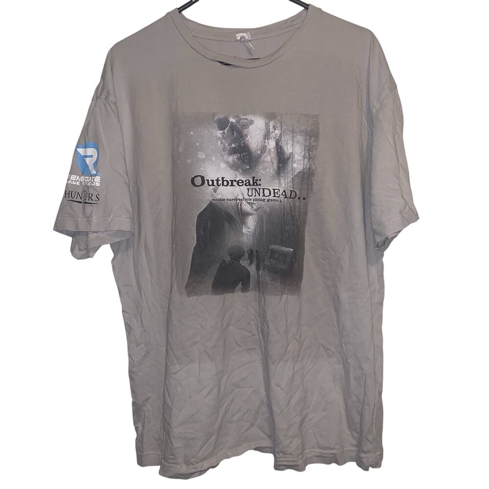 2015 Outbreak Undead Zombie Survival Role Playing Game Renegade Studios Shirt XL